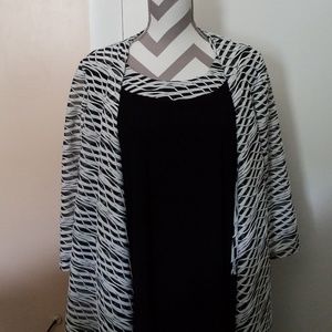 Black and white Dress